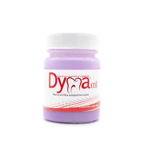 Acrílico de ortodoncia dymacril MORADO 40 gr