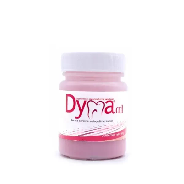 Acrílico de ortodoncia dymacril ROJO 40gr