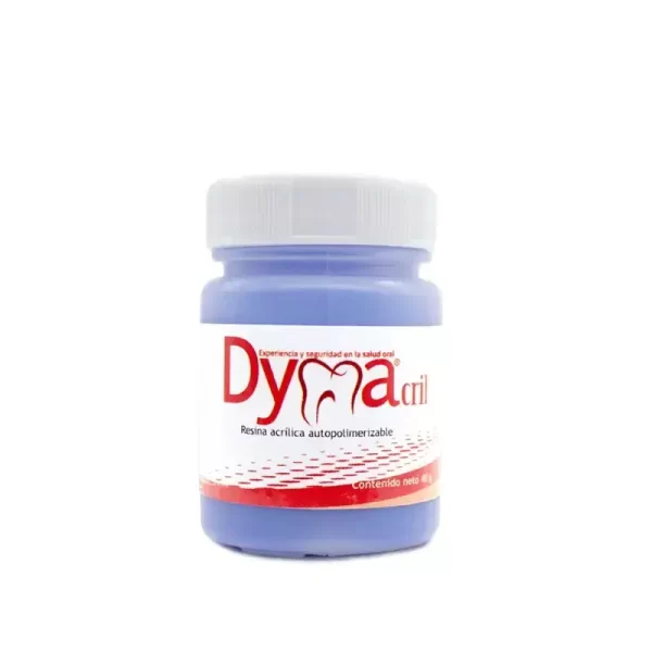 Acrílico de ortodoncia dymacril azul 40gr