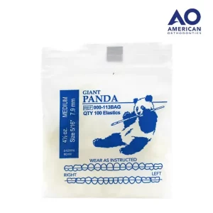 Ligas intraorales 4.5oz. 516 panda American Orthodontics