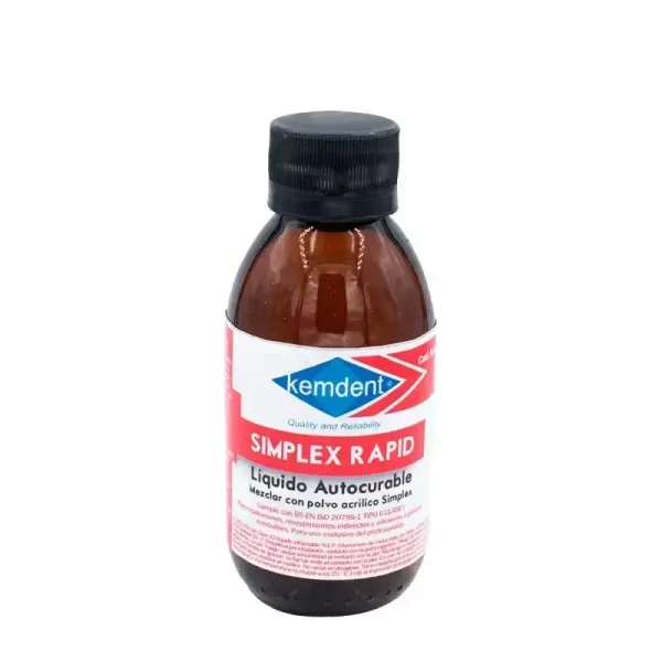 Liquido Simplex Rápido 125 Ml. KEMDENT