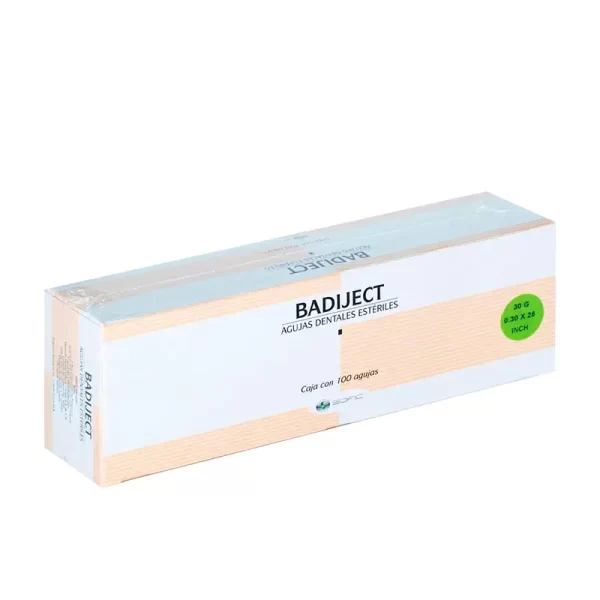 caja 100 agujas BADIJECT 30G corta 0.30x25