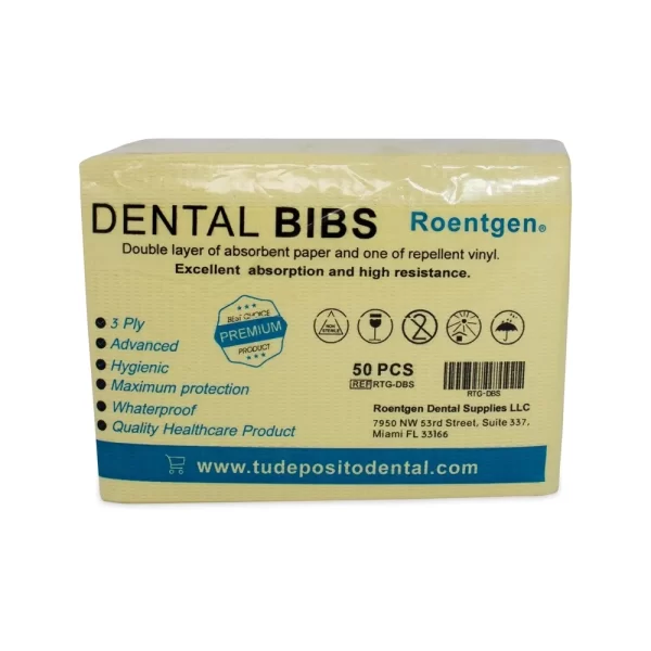 Campos Dentales Roentgen Bolsa c/50 Pzas. Amarillo