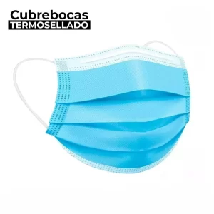 50 cubrebocas tricapa