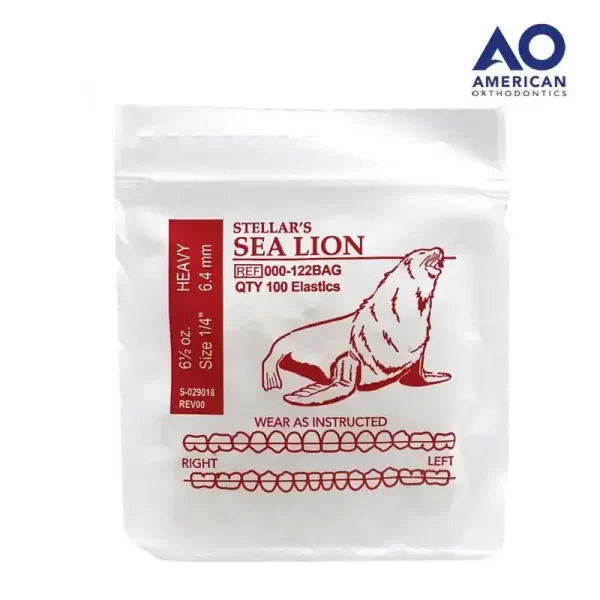 Ligas intraorales 6.5oz.1/4 sea leon